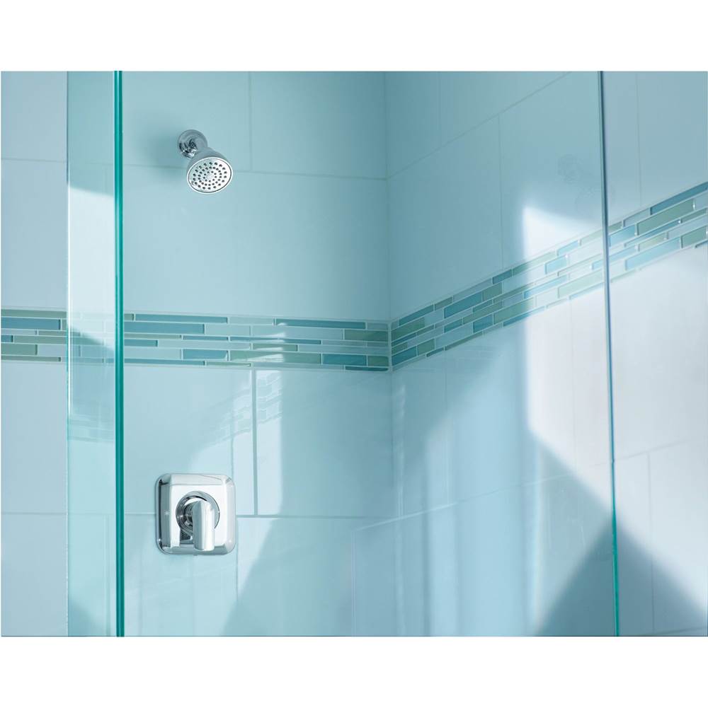 Rizon Single-Handle Posi-Temp Shower Faucet Trim Kit in Brushed Nickel (Valve Sold Separately)