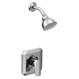 Rizon 1-Handle 1-Spray Posi-Temp Shower Faucet Trim Kit in Chrome (Valve Sold Separately)