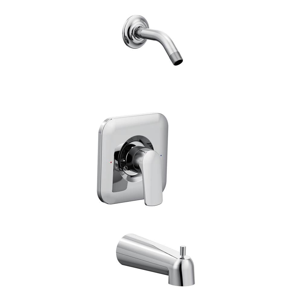Rizon 1-Handle Posi-Temp Tub and Shower Faucet Trim Kit in Chrome (Shower Head and Valve Not Included)