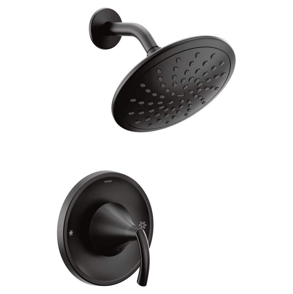 Glyde Posi-Temp Rain Shower 1-Handle Shower Only Faucet Trim Kit in Chrome (Valve Sold Separately)