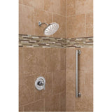 Gibson Posi-Temp Pressure Balancing Modern Tub and Shower Trim with 8-Inch Rainshower, Valve Required, Chrome