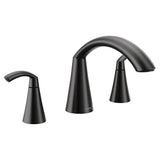 Glyde 2-Handle High-Arc Roman Tub Faucet in Chrome (Valve Sold Separately)