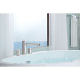 Align 2-Handle Deck Mount Roman Tub Faucet Trim Kit with Hand shower in Chrome (Valve Sold Separately)