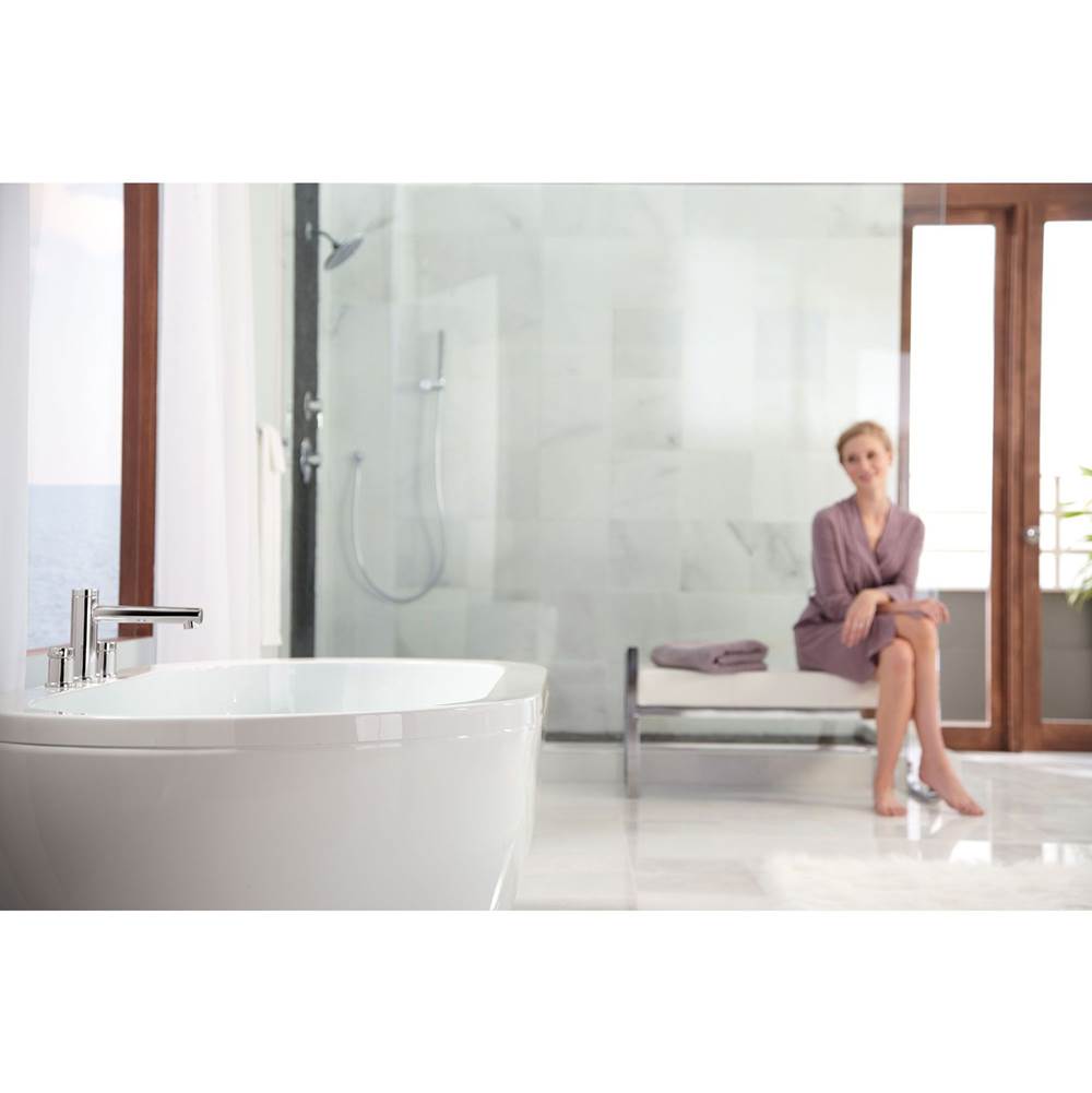 Align 2-Handle Deck Mount Roman Tub Faucet Trim Kit in Chrome (Valve Sold Separately)