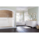 Brushed Nickel 36'' Designer Grab Bar