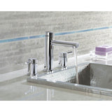 Align 8 in. Widespread 2-Handle Bathroom Faucet Trim Kit in Chrome (Valve Sold Separately)