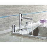 Align 8 in. Widespread 2-Handle Bathroom Faucet Trim Kit in Chrome (Valve Sold Separately)