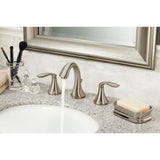 Eva 8 in. Widespread 2-Handle High-Arc Bathroom Faucet Trim Kit in Chrome (Valve Sold Separately)