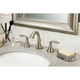 Eva 8 in. Widespread 2-Handle High-Arc Bathroom Faucet Trim Kit in Chrome (Valve Sold Separately)