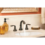 Eva 8 in. Widespread 2-Handle High-Arc Bathroom Faucet Trim Kit in Chrome (Valve Sold Separately)
