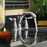 Brantford 8 in. Widespread 2-Handle High-Arc Bathroom Faucet Trim Kit in Chrome (Valve Sold Separately)