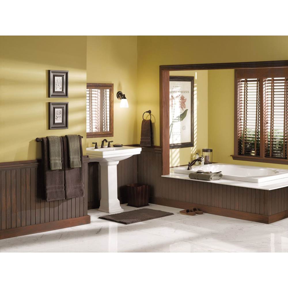 Brushed Nickel One Globe Bath Light