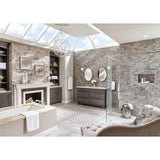 Brushed Nickel One Globe Bath Light