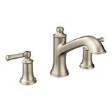 Dartmoor 8 in. Widespread 2-Handle Roman Tub Bathroom Faucet in Chrome (Valve Sold Separately)