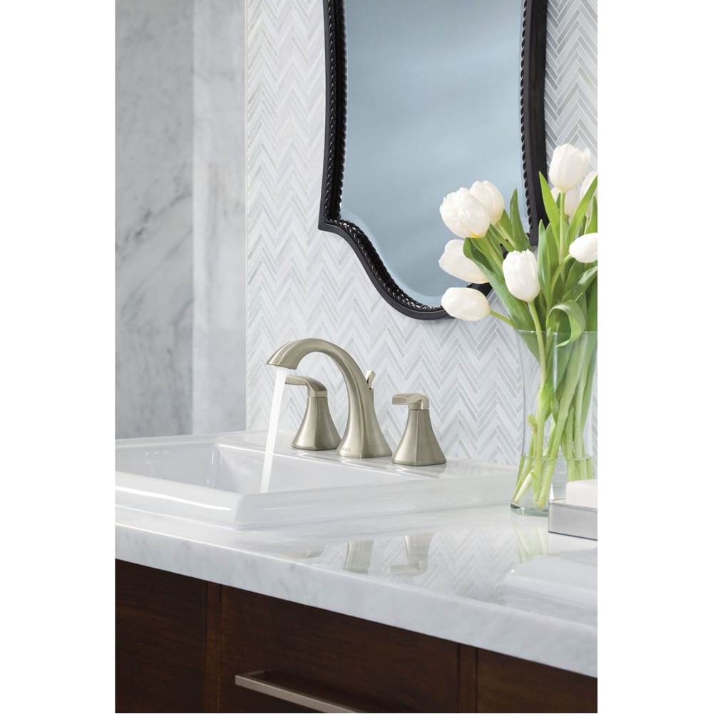 Voss Two-Handle 8 in. Widespread Bathroom Faucet Trim Kit, Valve Required, Chrome