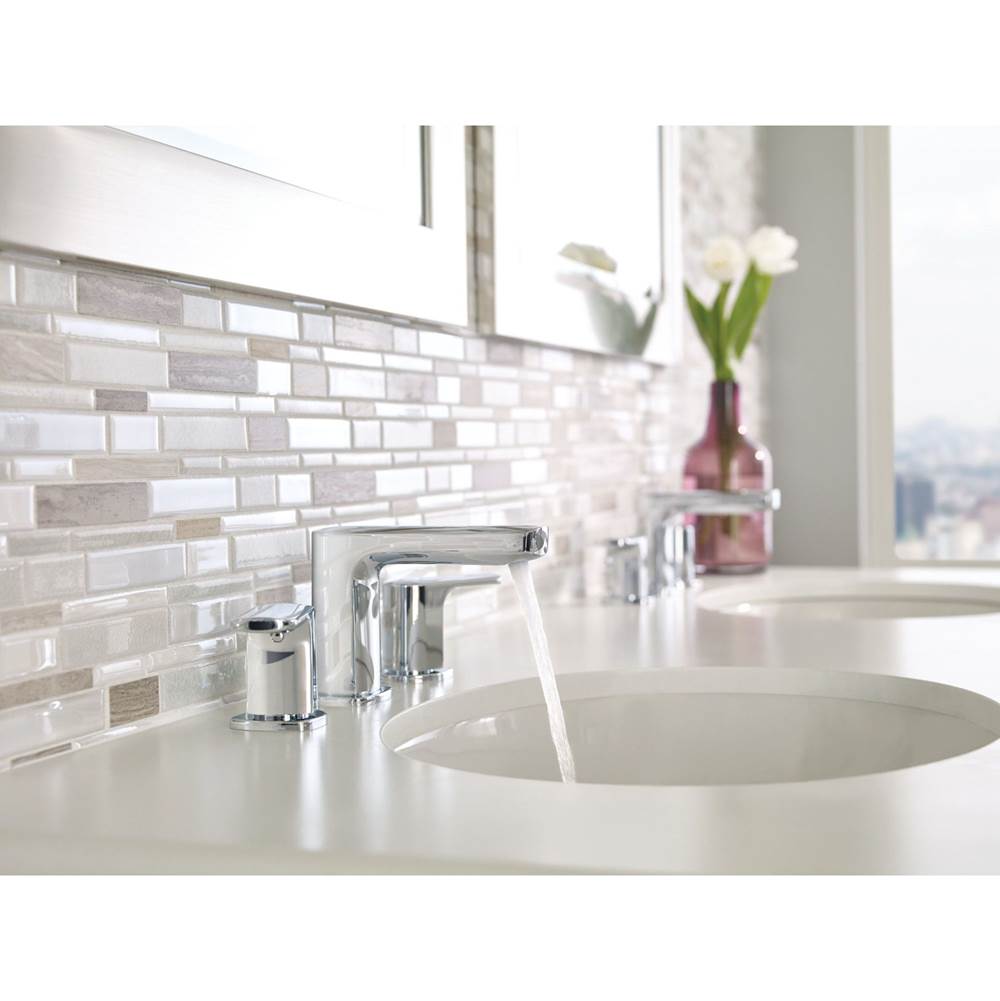 Rizon Two-Handle Widespread Bathroom Faucet, Valve Required, Chrome