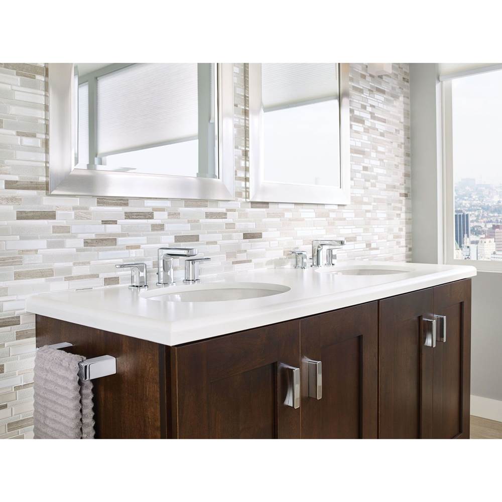 Rizon Two-Handle Widespread Bathroom Faucet, Valve Required, Chrome
