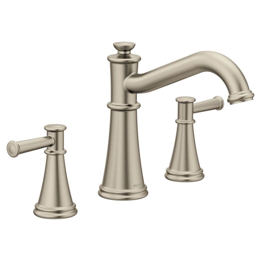 Belfield 2-Handle Deck-Mount Roman Tub Faucet in Chrome (Valve Sold Separately)