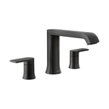 Genta LX 2-Handle Deck-Mount High Arc Roman Tub Faucet Trim Kit in Chrome (Valve Sold Separately)