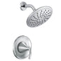 Moen - Glyde Posi-Temp Rain Shower 1-Handle Shower Only Faucet Trim Kit in Chrome (Valve Sold Separately) - Chrome