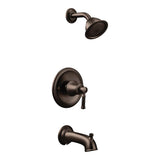 Moen - Dartmoor Posi-Temp Single-Handle Wall-Mount Faucet Trim Kit in Oil Rubbed Bronze (Valve Sold Separately) - Oil Rubbed Bronze
