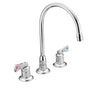 Moen - Chrome two-handle kitchen faucet - Chrome