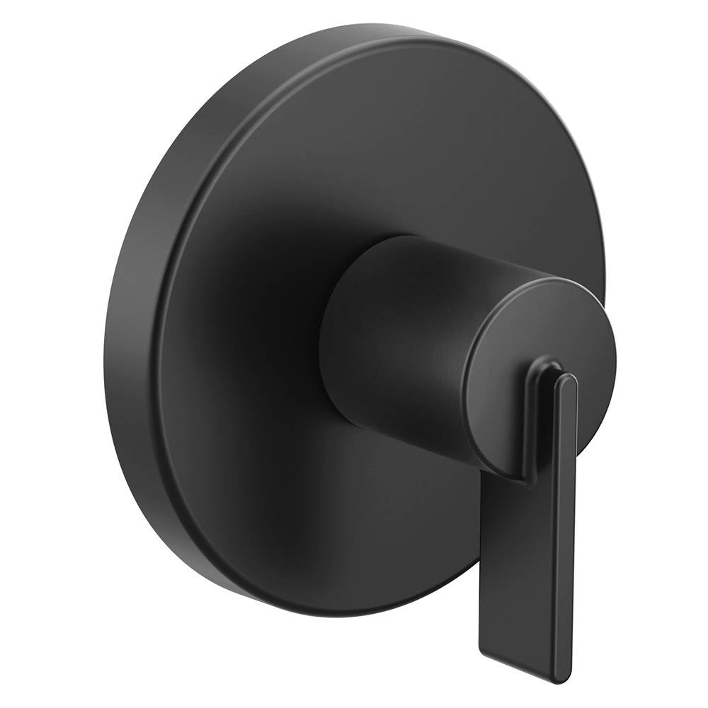 Moen - Cia 1-Handle M-CORE Transfer Valve Trim Kit in Matte Black (Valve Sold Separately) - Matte Black
