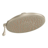 Moen - Velocity 8-Inch Eco-Performance Two-Function Rainshower Showerhead with Immersion Technology at 2.0 GPM Flow Rate, Brushed Nickel - Brushed Nickel