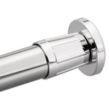 Moen - Donner Flange Shower Rod Adjustable Poly in Chrome - Chrome