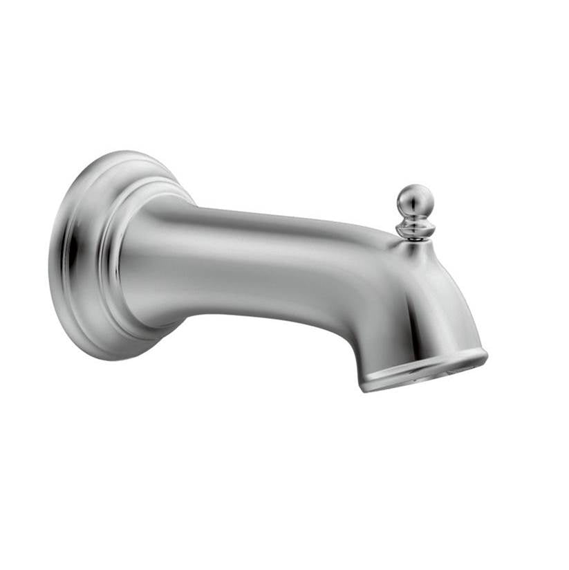 Moen - Brantford Tub Spout with Diverter, 1/2-Inch Slip-fit CC Connection, Chrome - Chrome