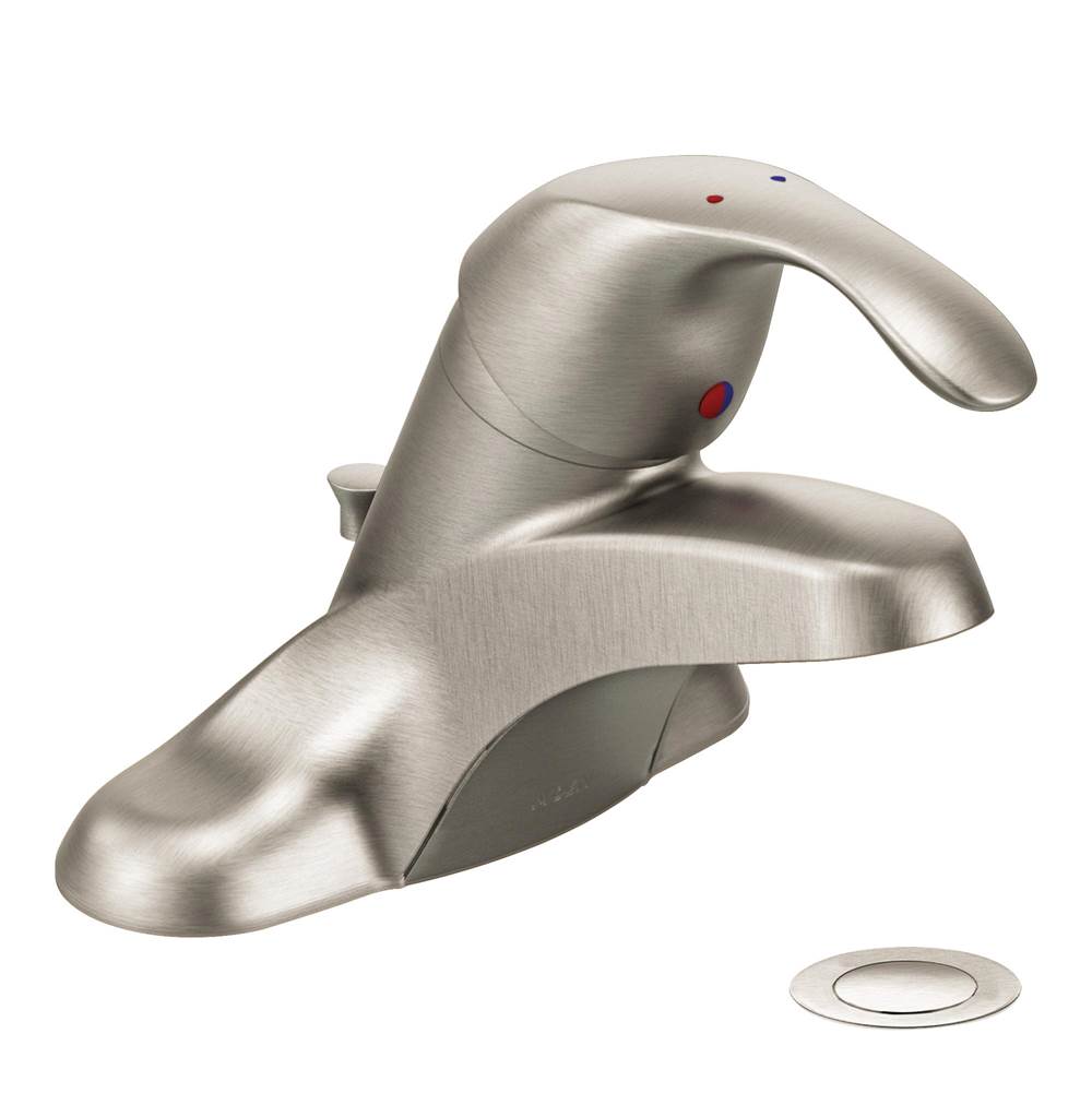 Moen - Classic brushed nickel one-handle lavatory faucet