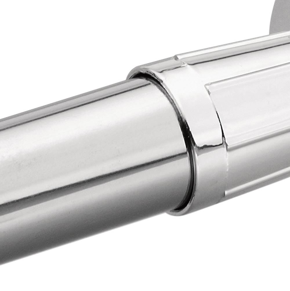 Moen - Donner Shower Rod, Chrome - Stainless