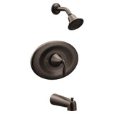 Moen - Eva Posi-Temp Eco-Performance Tub and Shower Trim Kit, Valve Required, Oil Rubbed Bronze - Oil Rubbed Bronze