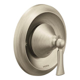 Moen - Wynford 1-Handle Posi-Temp Valve Trim Kit in Brushed Nickel (Valve Sold Separately) - Brushed Nickel
