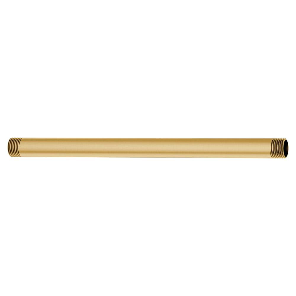 Moen - 12-Inch Straight Shower Arm, Brushed Gold - Brushed Gold