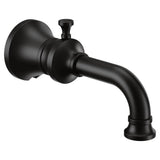 Moen - Colinet Traditional Diverter Tub Spout with Slip-fit CC Connection in Matte Black - Matte Black