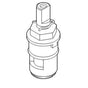 Moen - 2 Handle Plastic Shell Ceramic Disc Cartridge - Cold - Unfinished
