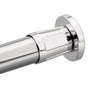 Moen - Donner Adjustable Shower Rod Flange Set, Chrome - Chrome