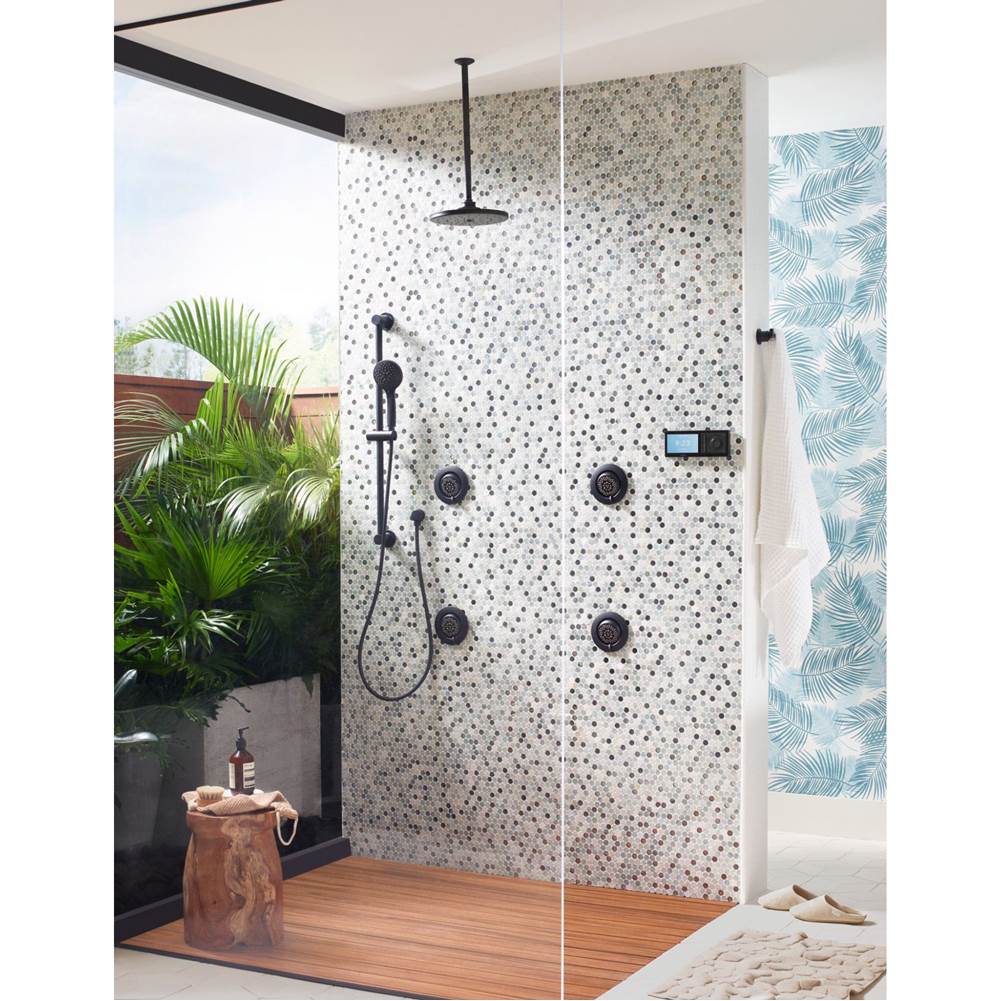 Mosaic 5-3/8 in. 2-Function Body Spray in Chrome