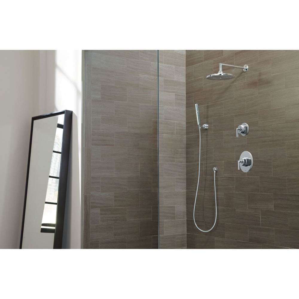 Arris Single Handle 1-Spray Posi-Temp Shower Faucet Trim Kit in Chrome (Valve Sold Separately)