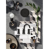 Doux 8 in. Widespread 2-Handle Bathroom Faucet Trim Kit in Matte Black (Valve Sold Separately)