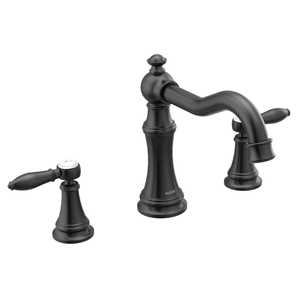 Moen Ts22103 Weymouth Two-Handle High Arc Roman Tub Faucet, Chrome