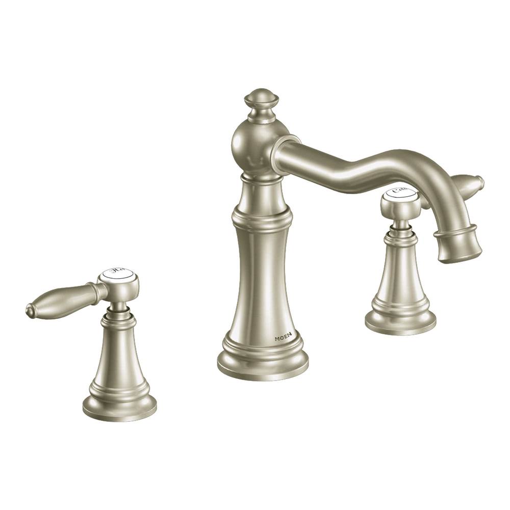 Moen Ts22103 Weymouth Two-Handle High Arc Roman Tub Faucet, Chrome