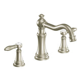 Moen Ts22103 Weymouth Two-Handle High Arc Roman Tub Faucet, Chrome