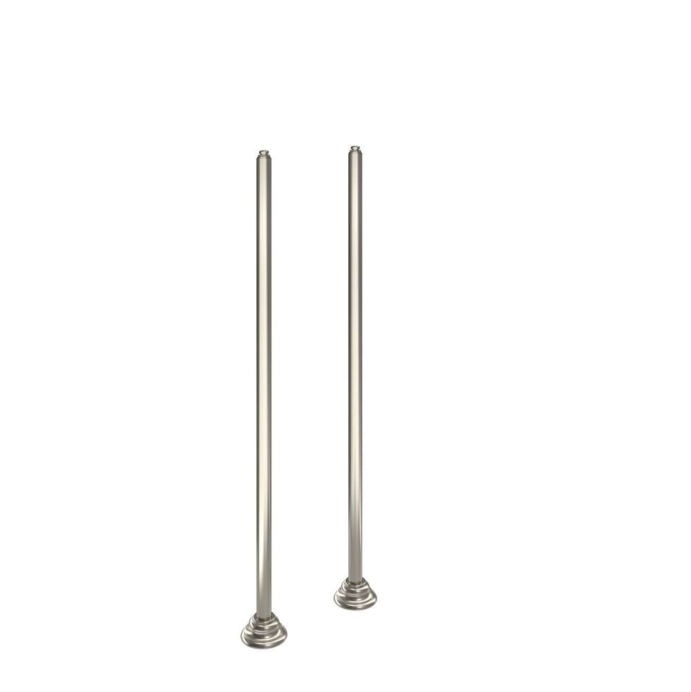 Weymouth Floor Mount Tub Filler Risers in Chrome