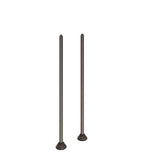 Weymouth Floor Mount Tub Filler Risers in Chrome