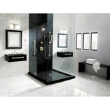 Brushed Nickel 18'' Designer Grab Bar