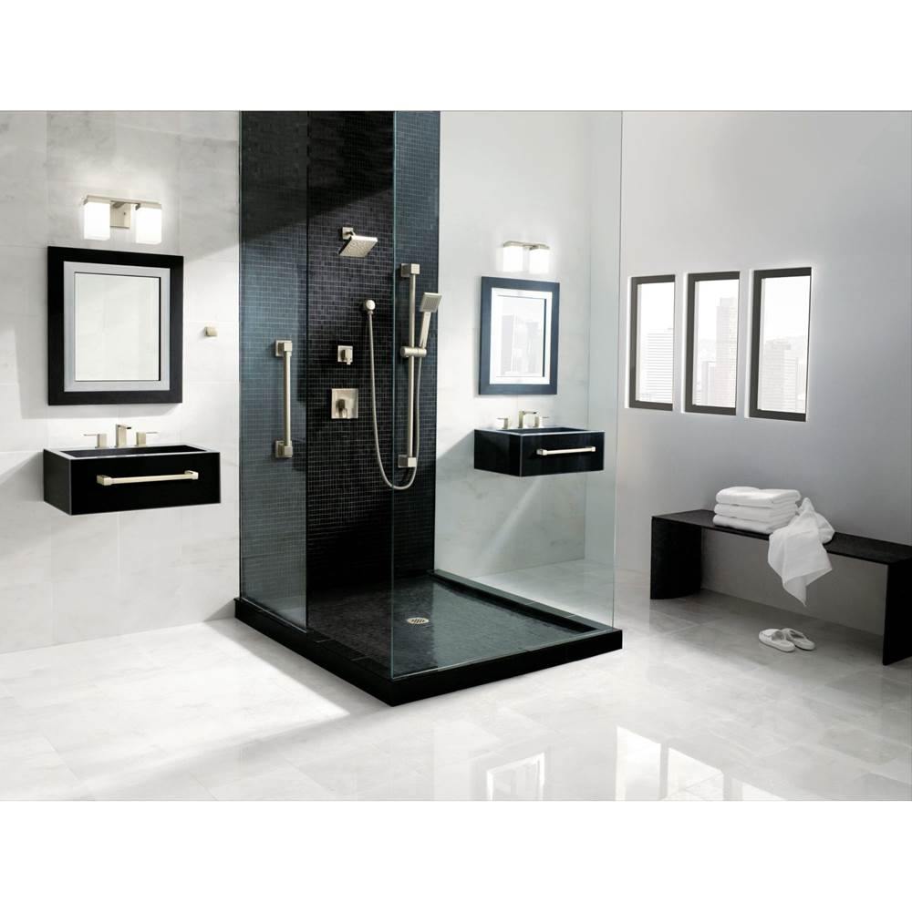 90 Degree Posi-Temp Single-Handle 1-Spray Shower Faucet Trim Kit in Chrome (Valve Sold Separately)