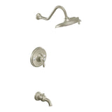Weymouth 1-Handle Posi-Temp Tub and Shower Trim Kit in Chrome (Valve Sold Separately)