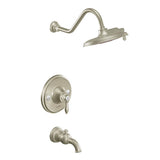 Weymouth Posi-Temp 1-Handle Eco-Performance Tub and Shower Trim Kit in Chrome (Valve Sold Separately)